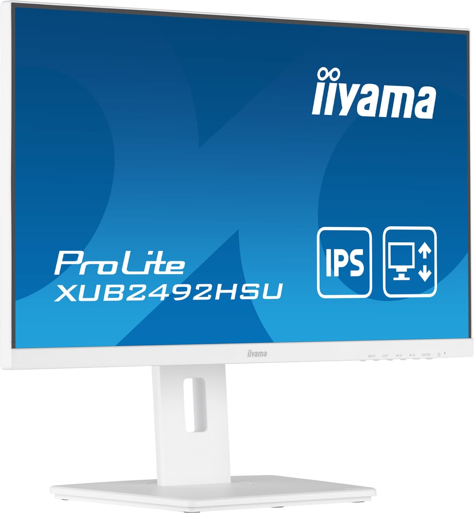 iiyama ProLite XUB2492HSU-W5 LED display 61 cm (24") 1920 x 1080 pixels Full HD Blanc (XUB2492HSU-W5) — image 1
