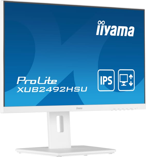 iiyama ProLite XUB2492HSU-W5 LED display 61 cm (24") 1920 x 1080 pixels Full HD Blanc (XUB2492HSU-W5)