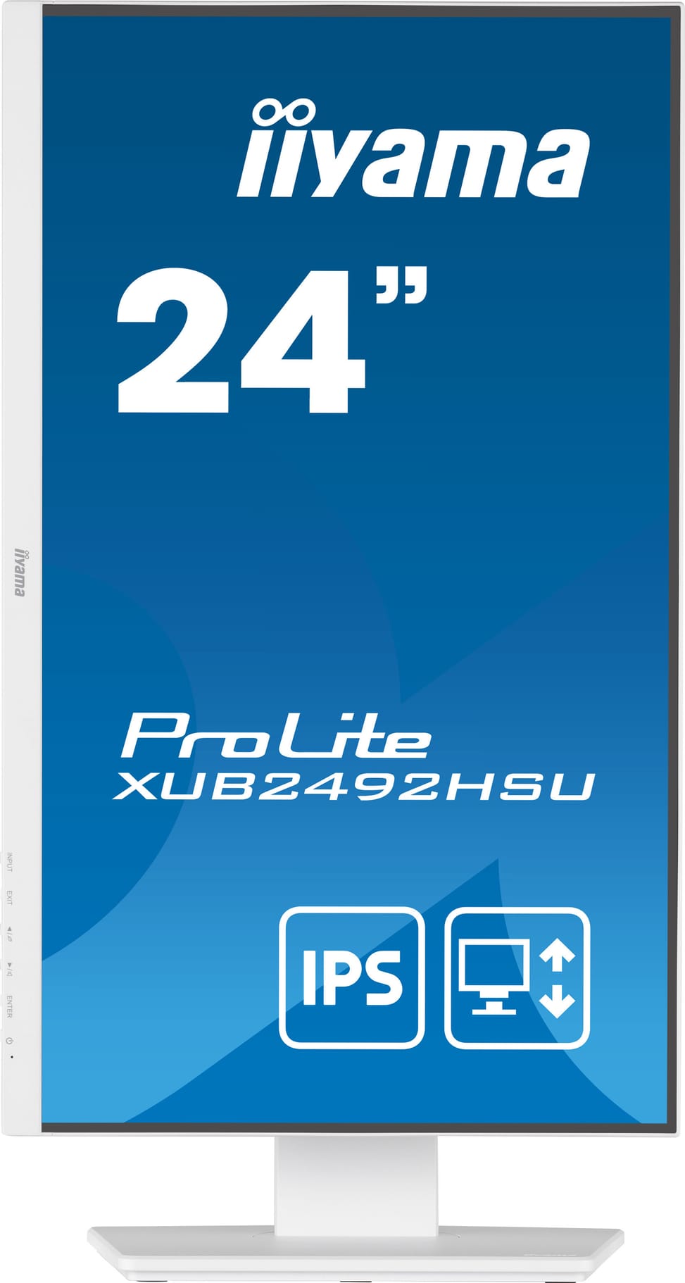 iiyama ProLite XUB2492HSU-W5 LED display 61 cm (24") 1920 x 1080 pixels Full HD Blanc (XUB2492HSU-W5) — image 4