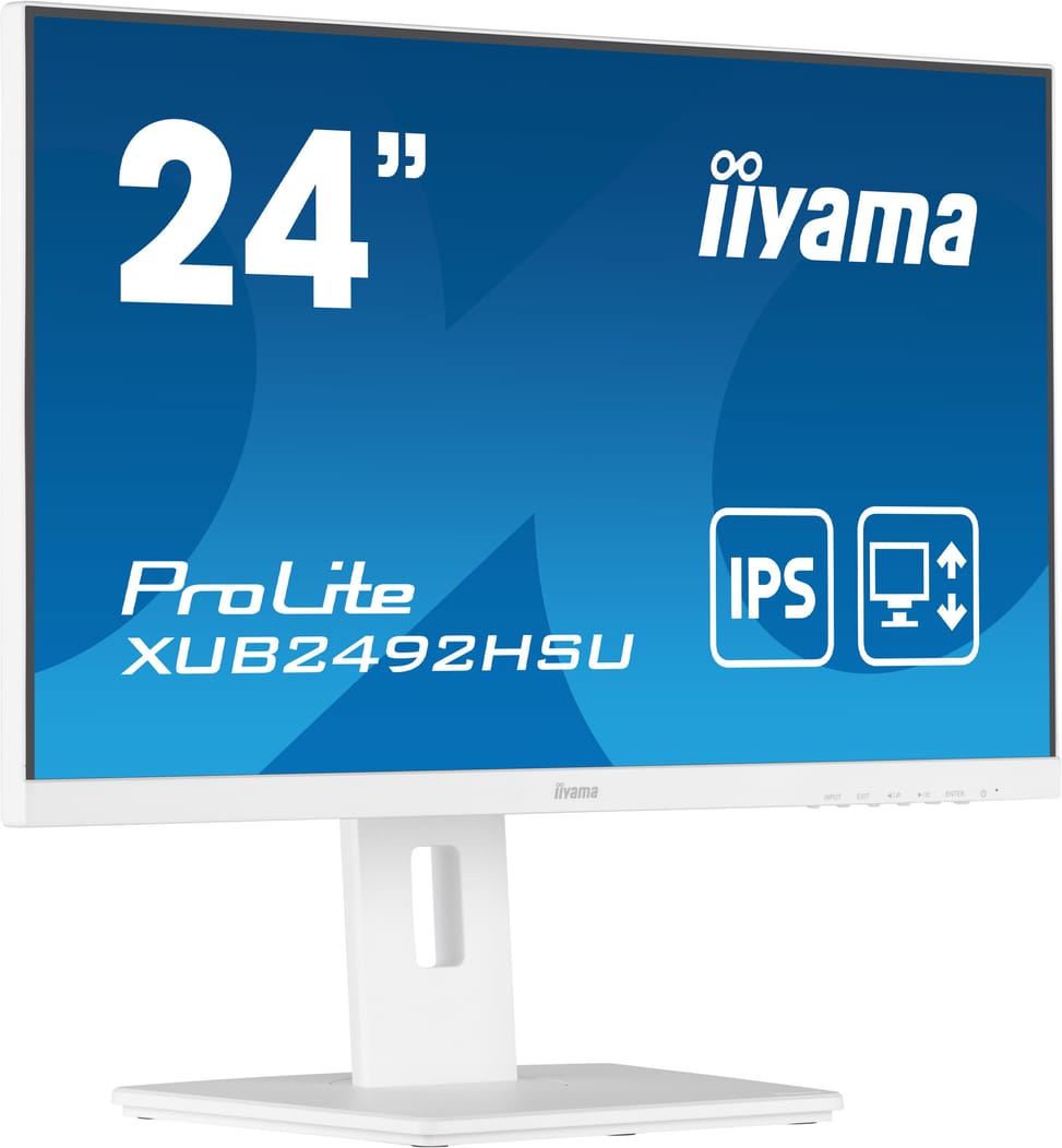 iiyama ProLite XUB2492HSU-W5 LED display 61 cm (24") 1920 x 1080 pixels Full HD Blanc (XUB2492HSU-W5) — image 5