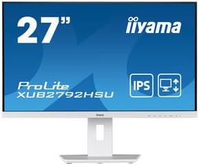 iiyama ProLite XUB2792HSU-W5 LED display 68,6 cm (27") 1920 x 1080 pixels Full HD Blanc (XUB2792HSU-W5)