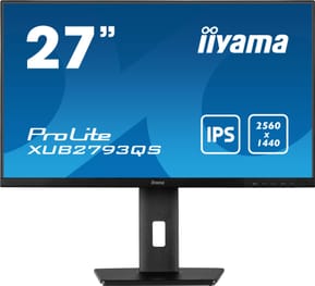 iiyama ProLite XUB2793QS-B1 écran plat de PC 68,6 cm (27") 2560 x 1440 pixels Wide Quad HD LED Noir (XUB2793QS-B1)
