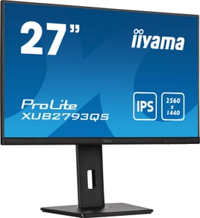 iiyama ProLite XUB2793QS-B1 écran plat de PC 68,6 cm (27") 2560 x 1440 pixels Wide Quad HD LED Noir (XUB2793QS-B1) — image 3