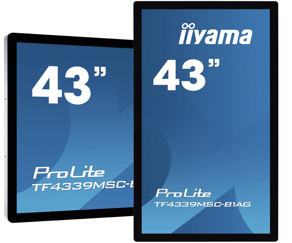 iiyama ProLite TF4339MSC-B1AG écran plat de PC 109,2 cm (43") 1920 x 1080 pixels Full HD LED Écran tactile Multi-utilisateur — image 4
