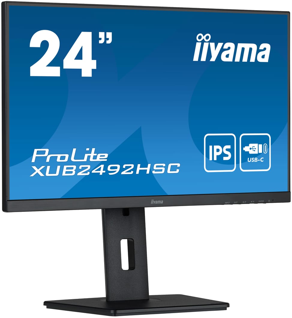 iiyama ProLite XUB2492HSC-B5 LED display 61 cm (24") 1920 x 1080 pixels Full HD Noir (XUB2492HSC-B5) — image 1