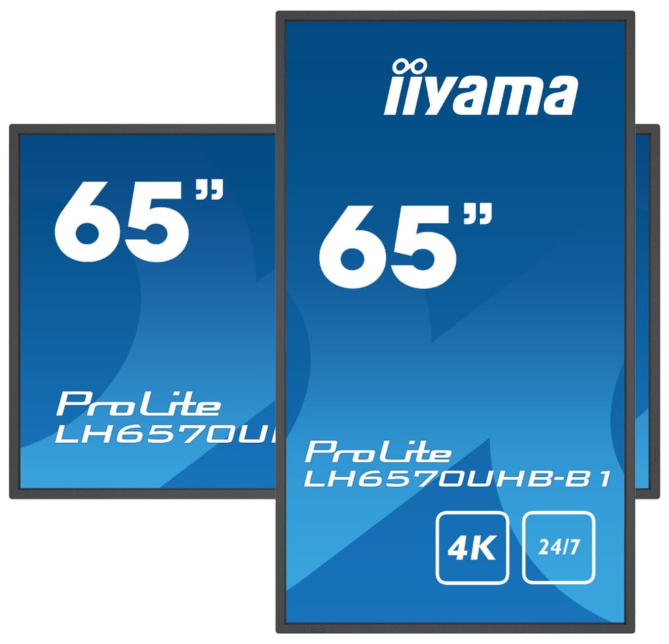 iiyama LH6570UHB-B1 affichage de messages Panneau plat de signalisation numérique 163,8 cm (64.5") VA 700 cd/m² 4K Ultra HD — image 4