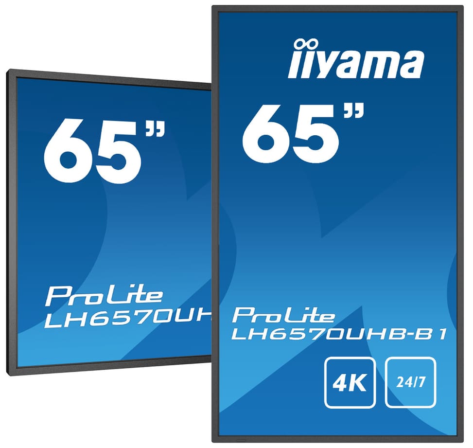 iiyama LH6570UHB-B1 affichage de messages Panneau plat de signalisation numérique 163,8 cm (64.5") VA 700 cd/m² 4K Ultra HD — image 5