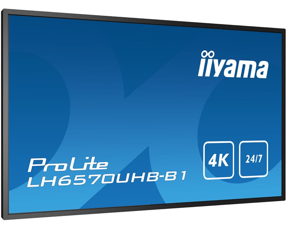 iiyama LH6570UHB-B1 affichage de messages Panneau plat de signalisation numérique 163,8 cm (64.5") VA 700 cd/m² 4K Ultra HD — image 6
