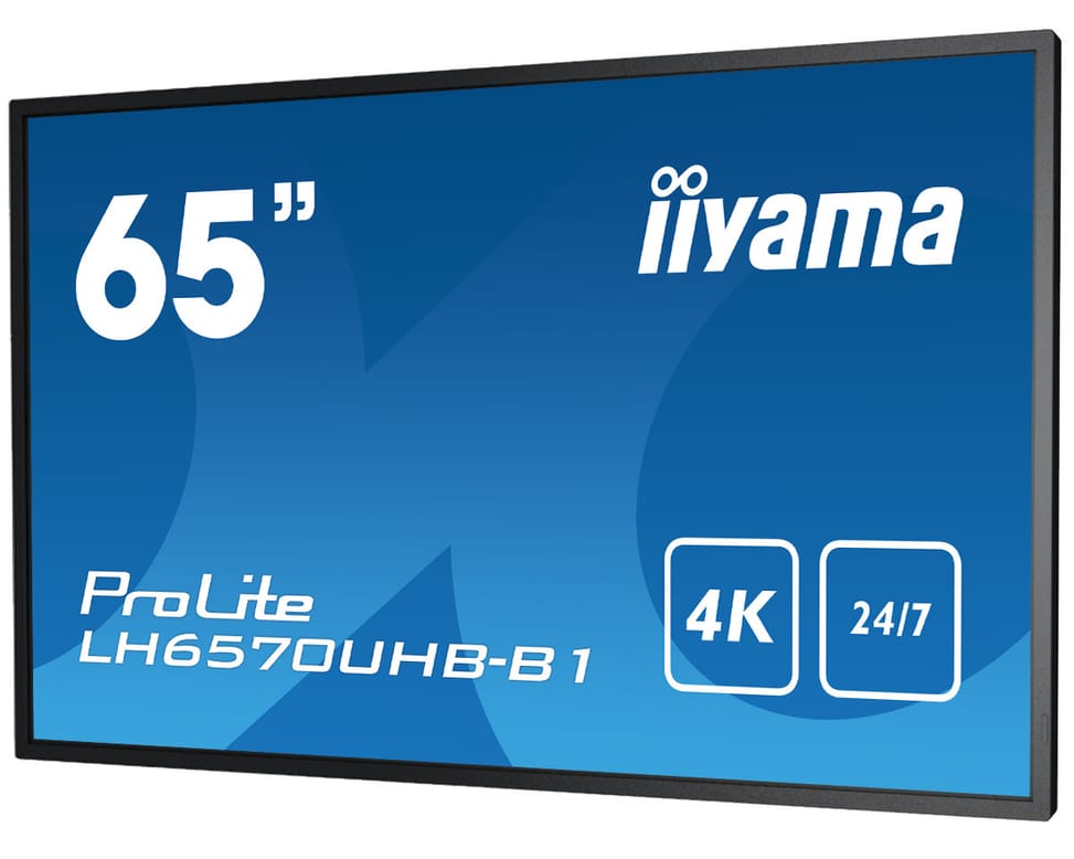 iiyama LH6570UHB-B1 affichage de messages Panneau plat de signalisation numérique 163,8 cm (64.5") VA 700 cd/m² 4K Ultra HD — image 7