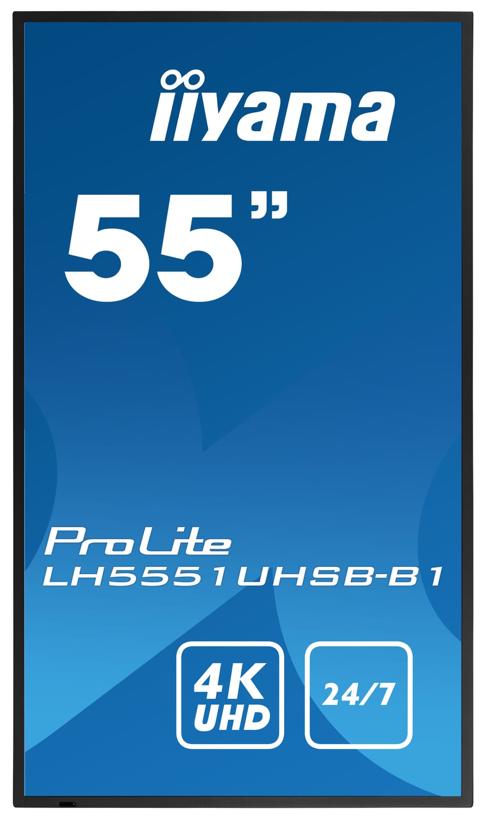 iiyama LH5551UHSB-B1 affichage de messages Écran plat interactif 137,2 cm (54") IPS 800 cd/m² 4K Ultra HD Noir 24/7 — image 2