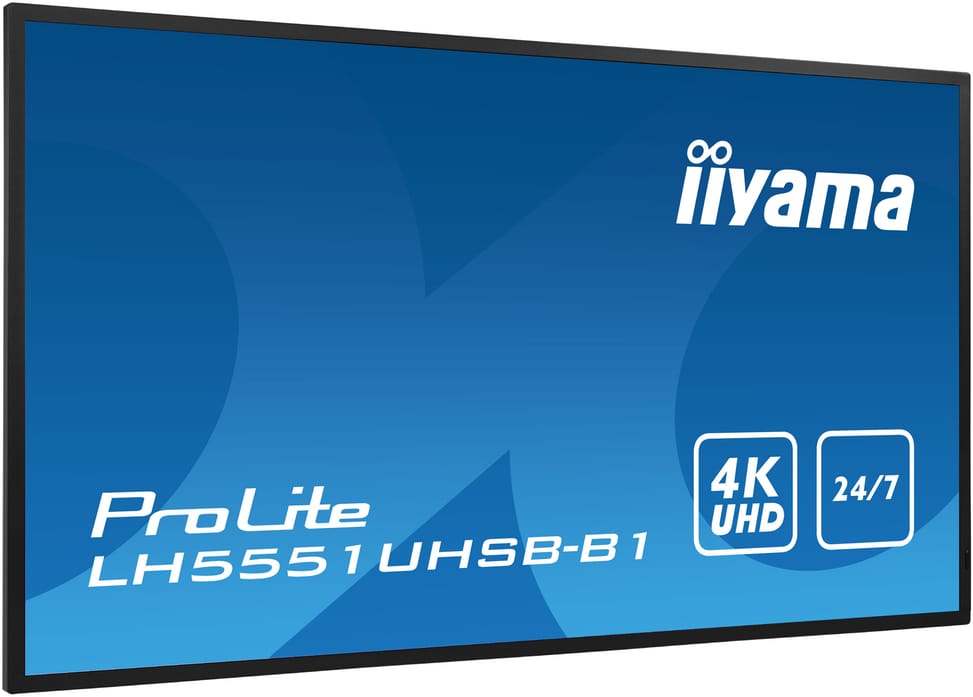 iiyama LH5551UHSB-B1 affichage de messages Écran plat interactif 137,2 cm (54") IPS 800 cd/m² 4K Ultra HD Noir 24/7 — image 6