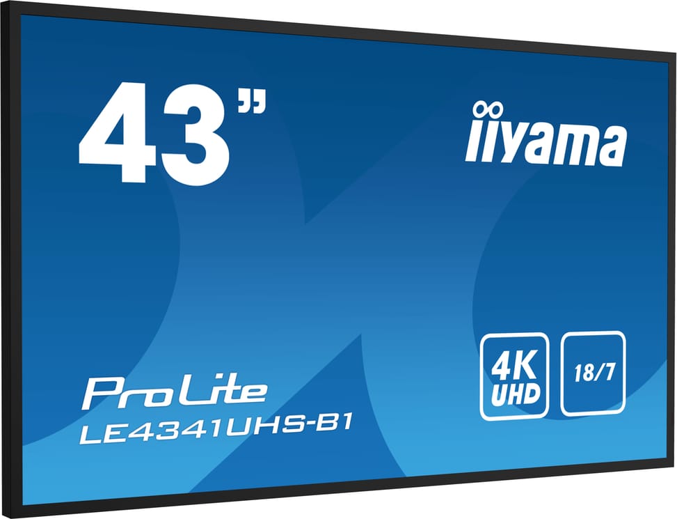 iiyama LE4341UHS-B1 affichage de messages Panneau plat de signalisation numérique 108 cm (42.5") LCD 350 cd/m² 4K Ultra HD — image 2