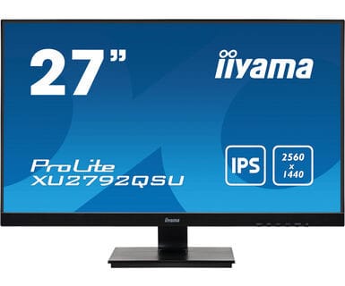 iiyama ProLite XU2792QSU-B1 écran plat de PC 68,6 cm (27") 2560 x 1440 pixels WQXGA LED Noir (XU2792QSU-B1) — image 1