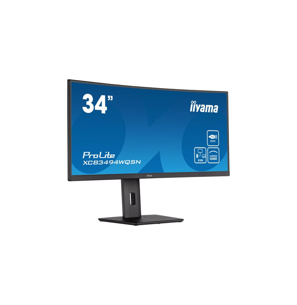 iiyama ProLite XCB3494WQSN-B5 LED display 86,4 cm (34") 3440 x 1440 pixels UltraWide Quad HD Noir (XCB3494WQSN-B5)