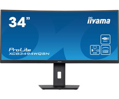 iiyama ProLite XCB3494WQSN-B5 LED display 86,4 cm (34") 3440 x 1440 pixels UltraWide Quad HD Noir (XCB3494WQSN-B5) — image 2
