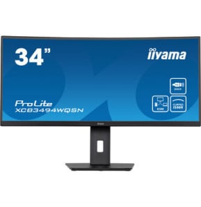 iiyama ProLite XCB3494WQSN-B5 LED display 86,4 cm (34") 3440 x 1440 pixels UltraWide Quad HD Noir (XCB3494WQSN-B5)