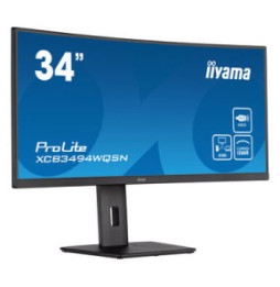 iiyama ProLite XCB3494WQSN-B5 LED display 86,4 cm (34") 3440 x 1440 pixels UltraWide Quad HD Noir (XCB3494WQSN-B5)