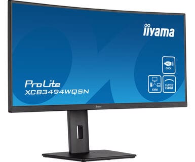 iiyama ProLite XCB3494WQSN-B5 LED display 86,4 cm (34") 3440 x 1440 pixels UltraWide Quad HD Noir (XCB3494WQSN-B5) — image 4