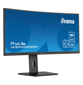 iiyama ProLite XCB3494WQSN-B5 LED display 86,4 cm (34") 3440 x 1440 pixels UltraWide Quad HD Noir (XCB3494WQSN-B5)