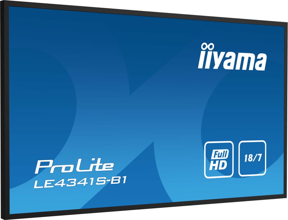 iiyama LE4341S-B1 affichage de messages Panneau plat de signalisation numérique 108 cm (42.5") LCD 350 cd/m² Full HD Noir 18/7 — image 3