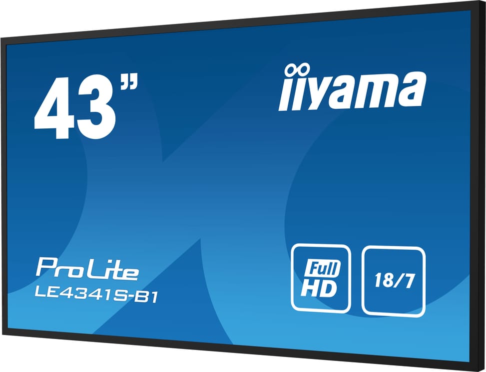 iiyama LE4341S-B1 affichage de messages Panneau plat de signalisation numérique 108 cm (42.5") LCD 350 cd/m² Full HD Noir 18/7 — image 4