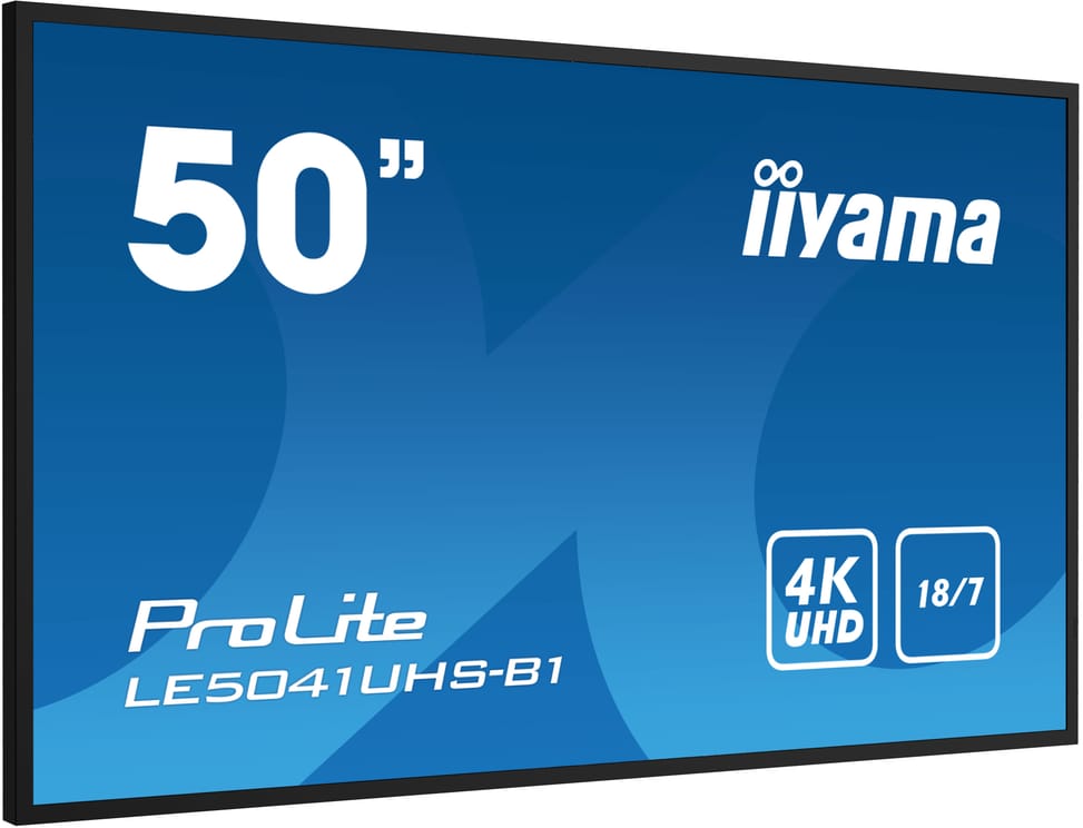 iiyama LE5041UHS-B1 affichage de messages Panneau plat de signalisation numérique 125,7 cm (49.5") LCD 350 cd/m² 4K Ultra HD — image 2