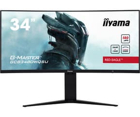 iiyama G-MASTER GCB3480WQSU-B1 écran plat de PC 86,4 cm (34") 3440 x 1440 pixels UltraWide Quad HD LCD Noir (GCB3480WQSU-B1)