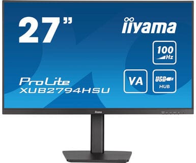 iiyama ProLite XUB2794HSU-B6 écran plat de PC 68,6 cm (27") 1920 x 1080 pixels Full HD Noir (XUB2794HSU-B6) — image 2