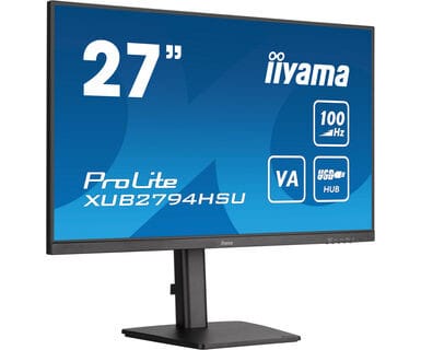 iiyama ProLite XUB2794HSU-B6 écran plat de PC 68,6 cm (27") 1920 x 1080 pixels Full HD Noir (XUB2794HSU-B6) — image 4