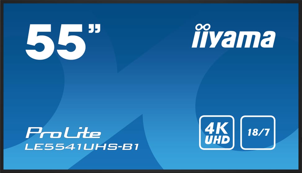 iiyama LE5541UHS-B1 affichage de messages Panneau plat de signalisation numérique 138,7 cm (54.6") LCD 350 cd/m² 4K Ultra HD — image 1