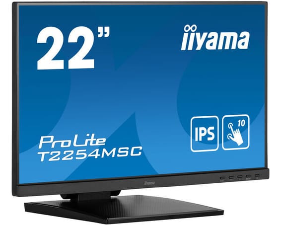 iiyama ProLite T2254MSC-B1AG écran plat de PC 54,6 cm (21.5") 1920 x 1080 pixels Full HD LED Écran tactile Noir