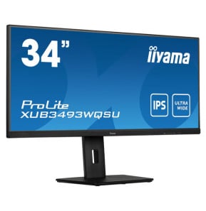 iiyama ProLite XUB3493WQSU-B5 écran plat de PC 86,4 cm (34") 3440 x 1440 pixels UltraWide Quad HD LED Noir (XUB3493WQSU-B5)