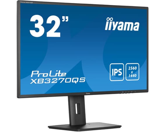iiyama ProLite XB3270QS-B5 écran plat de PC 80 cm (31.5") 2560 x 1440 pixels Wide Quad HD LED Noir (XB3270QS-B5)