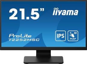 iiyama ProLite T2252MSC-B2 écran plat de PC 54,6 cm (21.5") 1920 x 1080 pixels Full HD LCD Écran tactile Noir (T2252MSC-B2)