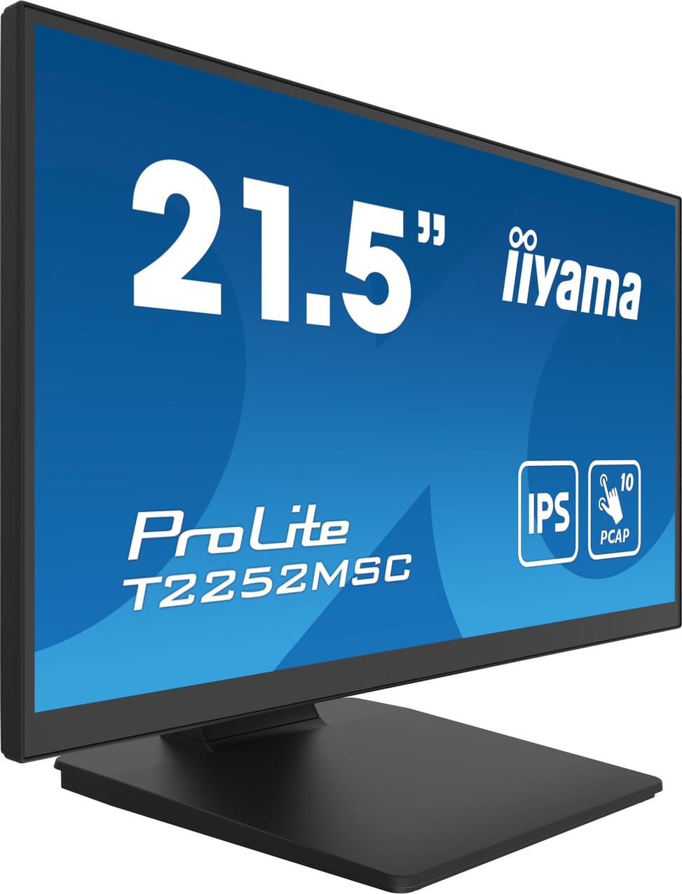 iiyama ProLite T2252MSC-B2 écran plat de PC 54,6 cm (21.5") 1920 x 1080 pixels Full HD LCD Écran tactile Noir (T2252MSC-B2) — image 2