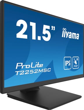 iiyama ProLite T2252MSC-B2 écran plat de PC 54,6 cm (21.5") 1920 x 1080 pixels Full HD LCD Écran tactile Noir (T2252MSC-B2) — image 2