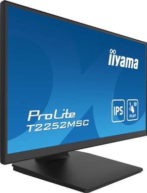iiyama ProLite T2252MSC-B2 écran plat de PC 54,6 cm (21.5") 1920 x 1080 pixels Full HD LCD Écran tactile Noir (T2252MSC-B2) — image 3