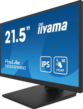 iiyama ProLite T2252MSC-B2 écran plat de PC 54,6 cm (21.5") 1920 x 1080 pixels Full HD LCD Écran tactile Noir (T2252MSC-B2) — image 4