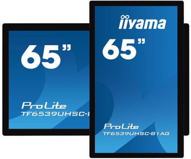 iiyama TF6539UHSC-B1AG affichage de messages Écran plat interactif 165,1 cm (65") LCD 500 cd/m² 4K Ultra HD Noir Écran tactile — image 4
