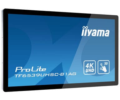 iiyama TF6539UHSC-B1AG affichage de messages Écran plat interactif 165,1 cm (65") LCD 500 cd/m² 4K Ultra HD Noir Écran tactile — image 6
