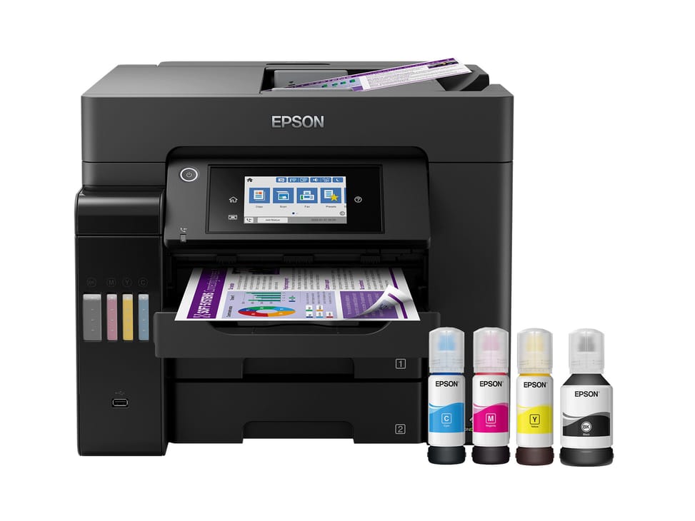 Epson EcoTank ET-5850 Jet d'encre A4 4800 x 1200 DPI 32 ppm Wifi EcoTank ET-5850  (C11CJ29401) — image 2