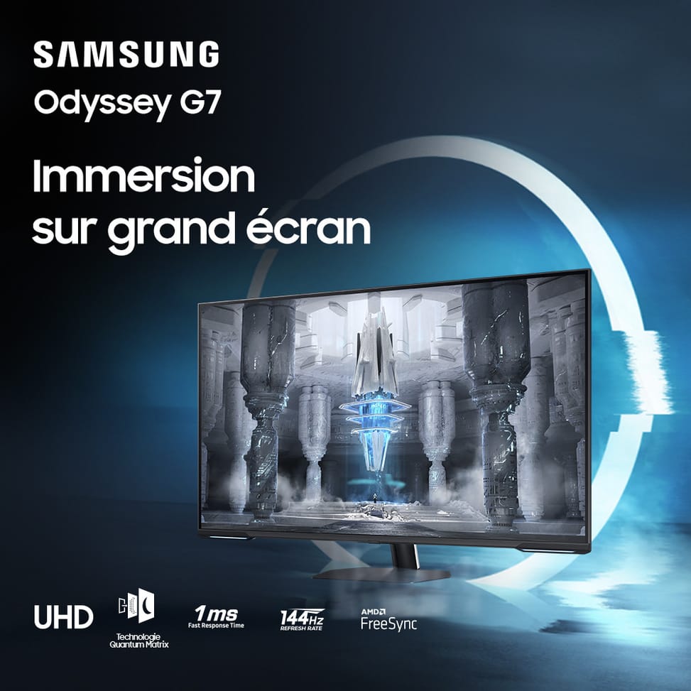 Samsung Odyssey Neo G7 écran plat de PC 109,2 cm (43") 3840 x 2160 pixels 4K Ultra HD LED Blanc (LS43CG700NUXEN) — image 21