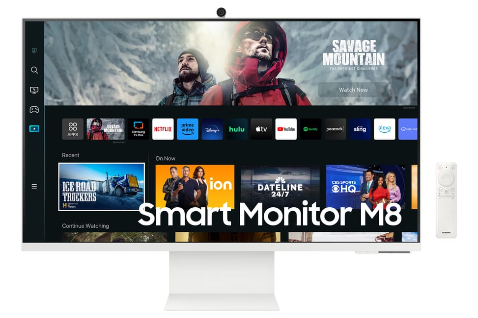 Samsung Smart Monitor M8 S32CM801UU écran plat de PC 81,3 cm (32") 3840 x 2160 pixels 4K Ultra HD LED Blanc (LS32CM801UUXEN) — image 1