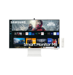Samsung Smart Monitor M8 S32CM801UU écran plat de PC 81,3 cm (32") 3840 x 2160 pixels 4K Ultra HD LED Blanc (LS32CM801UUXEN)