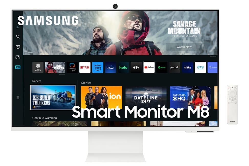 Samsung Smart Monitor M8 S32CM801UU écran plat de PC 81,3 cm (32") 3840 x 2160 pixels 4K Ultra HD LED Blanc (LS32CM801UUXEN) — image 2