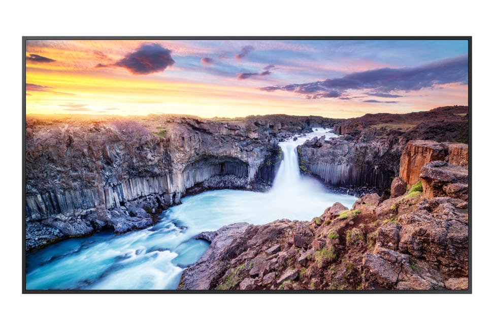 Samsung QH50B Panneau plat de signalisation numérique 127 cm (50") VA Wifi 700 cd/m² 4K Ultra HD Noir Intégré dans le — image 1
