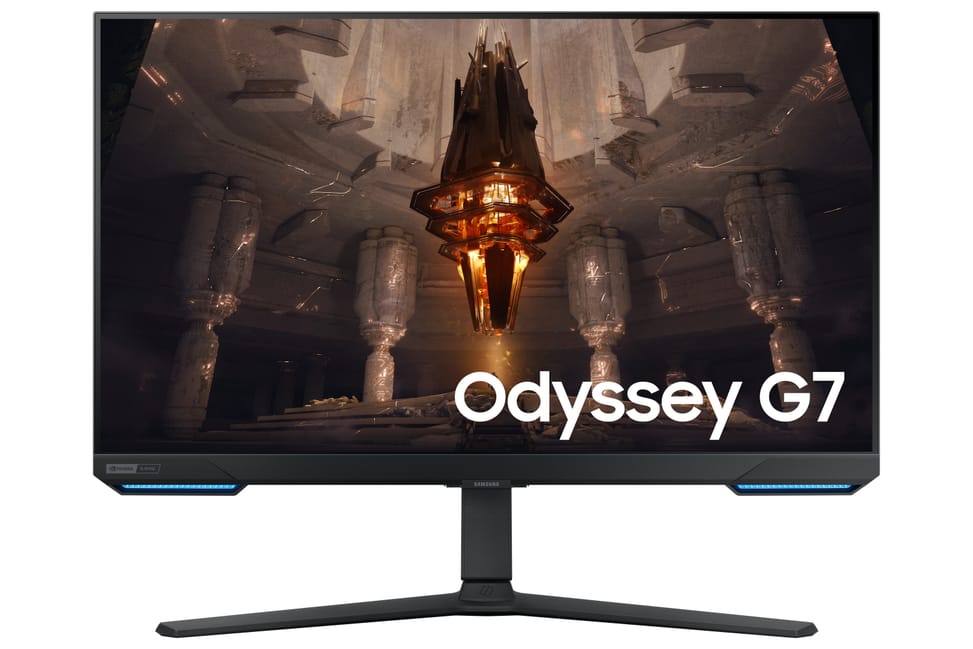 Samsung Odyssey G7 32'' écran plat de PC 81,3 cm (32") 3840 x 2160 pixels 4K Ultra HD LED Noir (LS32BG700EUXEN) — image 1