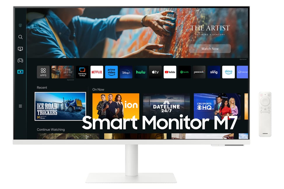 Samsung S32CM703UU écran plat de PC 81,3 cm (32") 3840 x 2160 pixels 4K Ultra HD LED Blanc (LS32CM703UUXEN) — image 1