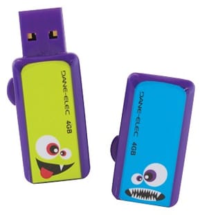 Clé USB DANE-ELEC Wesharebytes 2 x 4GB Lil Monsters — image 2