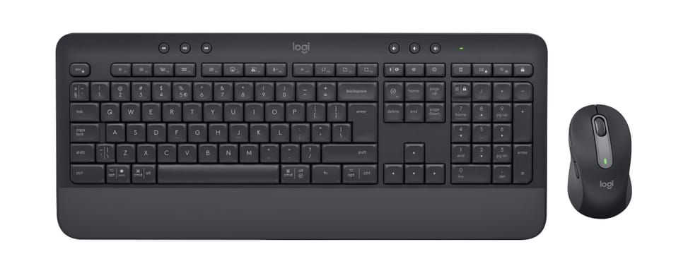 Logitech Signature MK650 Combo For Business clavier Souris incluse Bluetooth QWERTZ Allemand Graphite (920-010994) — image 1